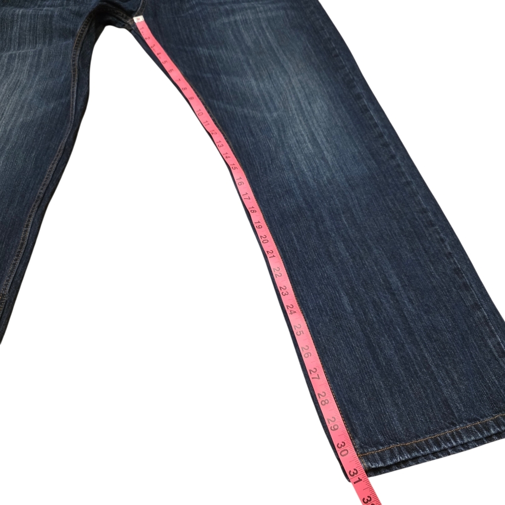Sean John Dark Blue Relaxed Jeans Size 36 - Picture 5 of 10